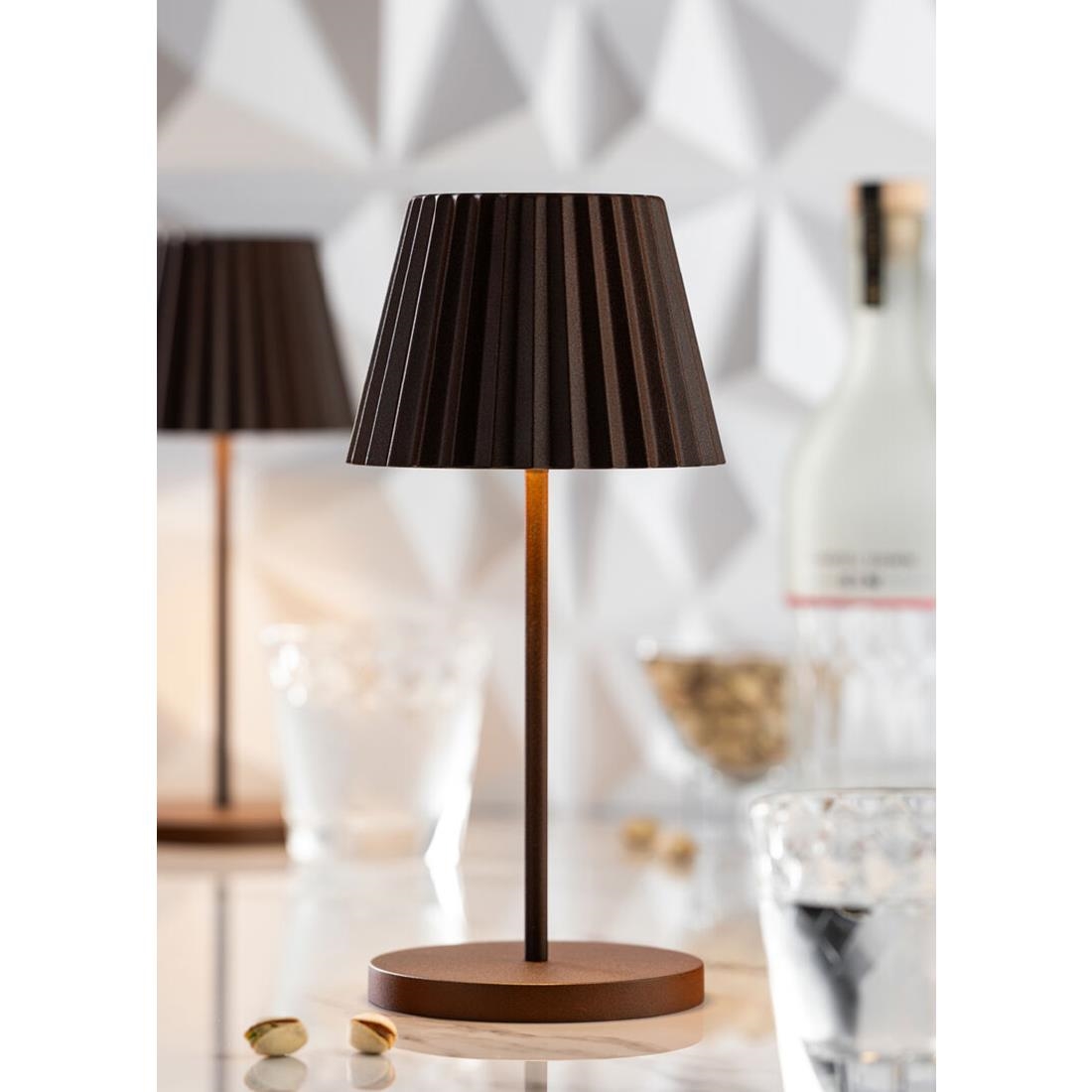 Utopia Dominica LED Cordless Table Lamp 260mm Cocoa (6 Pack) - Image 3