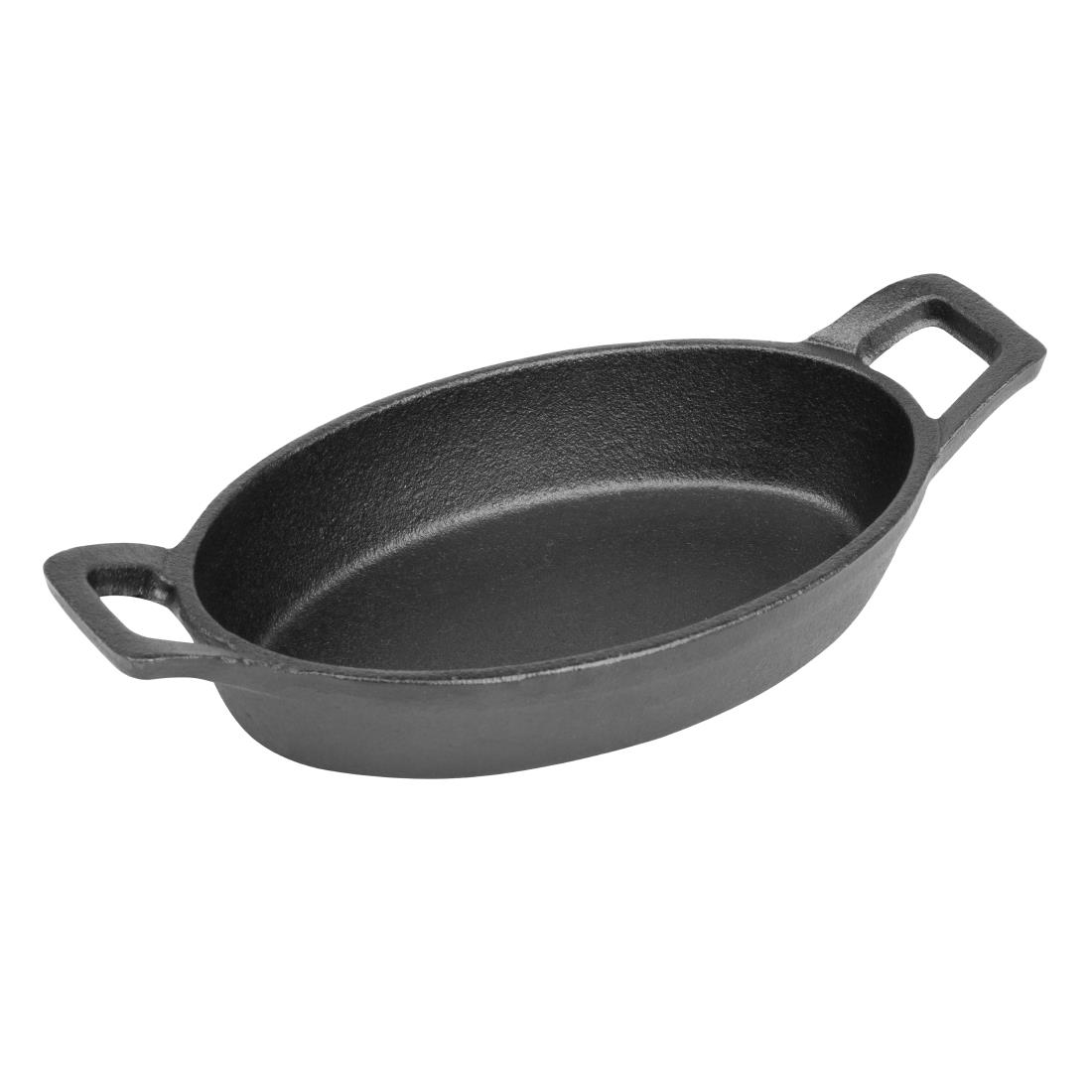 Olympia Cast Iron Oval Eared Dish 150x100mm - Image 2