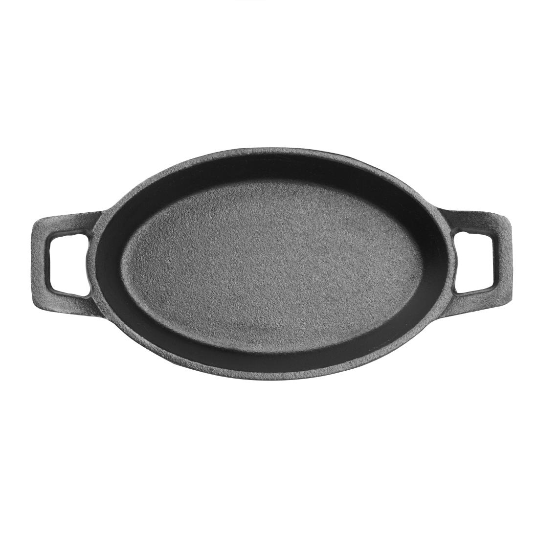 Olympia Cast Iron Oval Eared Dish 150x100mm - Image 3
