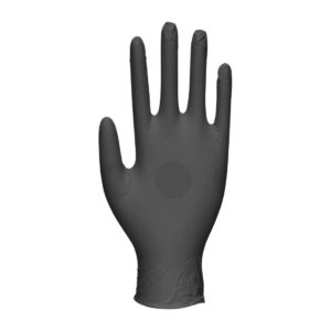 Biotouch Single Use Glove Black Nitrile Powder Free Size Large (100 Pack)