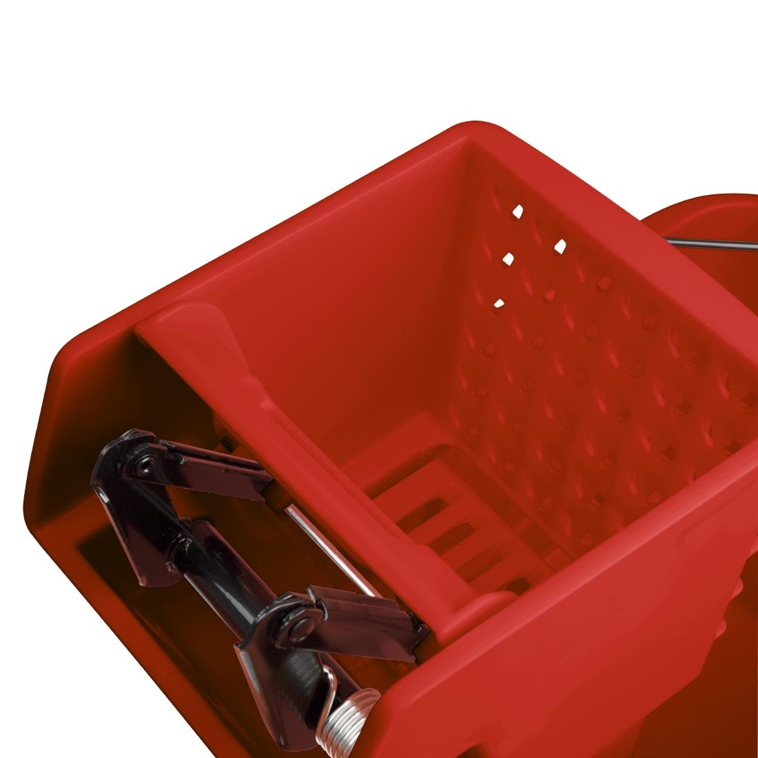 Jantex 30ltr Mop Bucket with Foot Pedal release - Red - Image 5