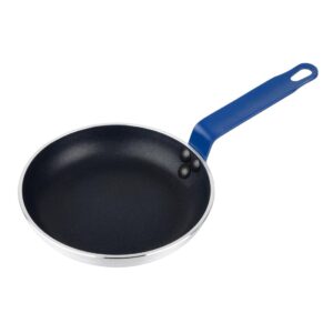 Hygiplas Aluminium Non-Stick Teflon Platinum Plus Frying Pan with Blue Handle 19cm