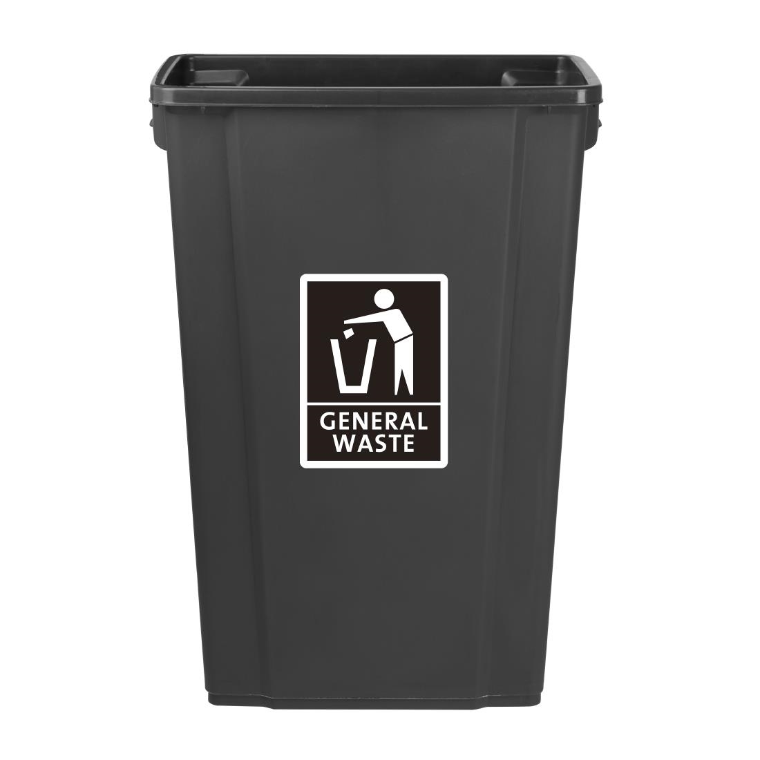 Jantex Slim Bin General Waste Label - Image 2