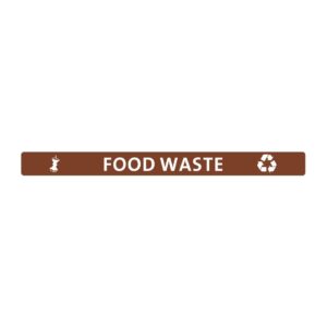 Jantex Slim Bin Lid Food Waste Label