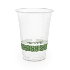 Vegware Compostable PLA Cold Cup 96-Series 16oz (1000 Pack)