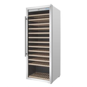 Polar G-Series Single Zone Wine Fridge Stainless Steel 118 bottles