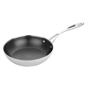 Vogue Tri-Shield Stainless Steel Frying Pan with Clad Coating 20cm