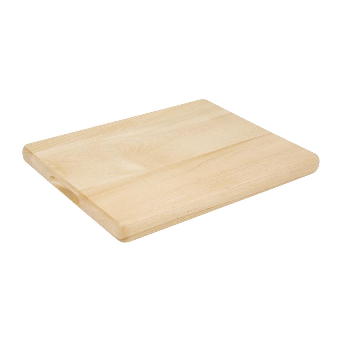 Vogue Beech Chopping Board Medium 380x305x30mm