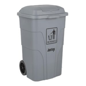 Jantex Wheelie Bin Grey 120Ltr