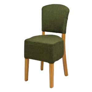 Hanoi Dining Chair In Soft Oak with Shetland Forest Seatpad (2 Pack)