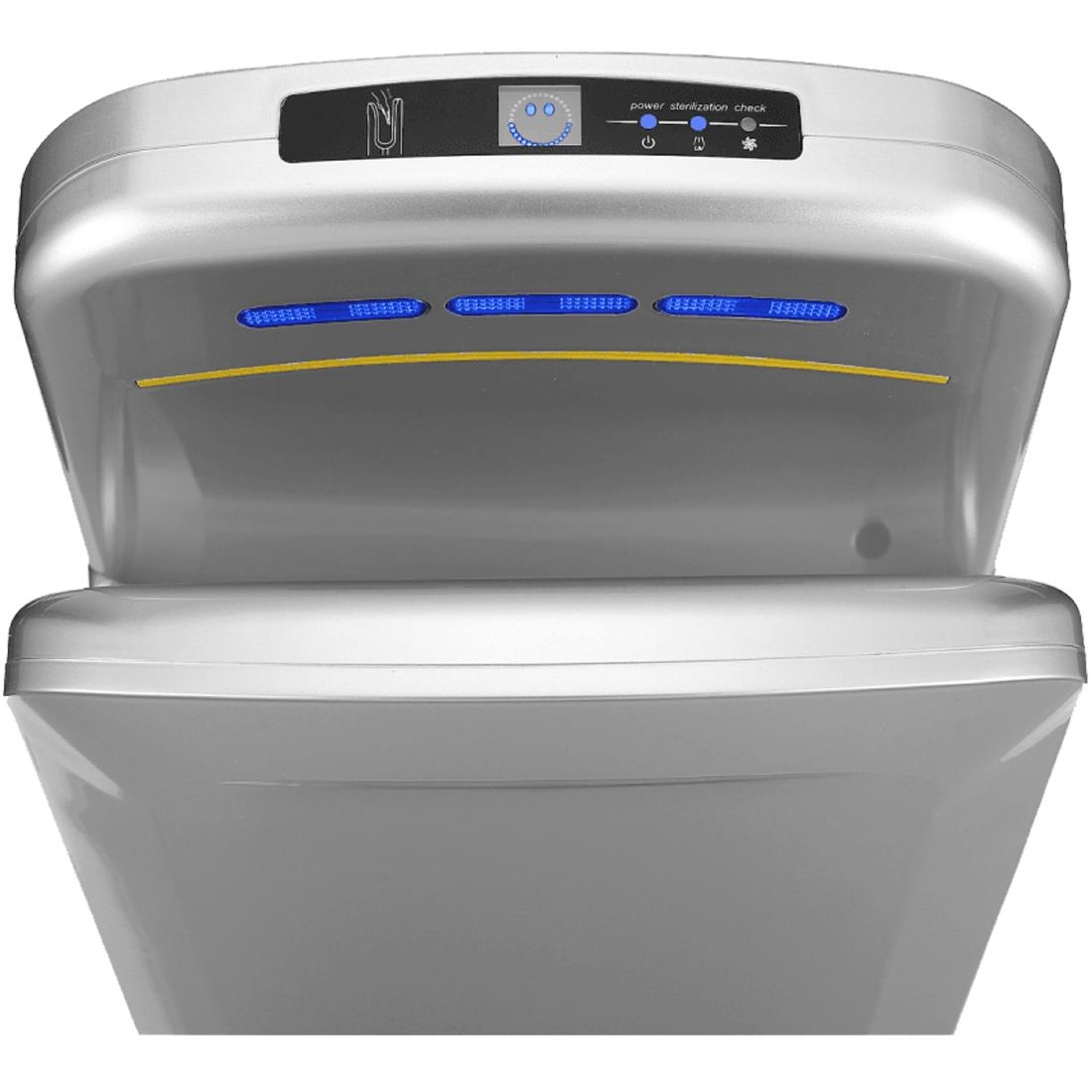 Dryflow Jet Force Junior HEPA Hand Dryer Silver - Image 4