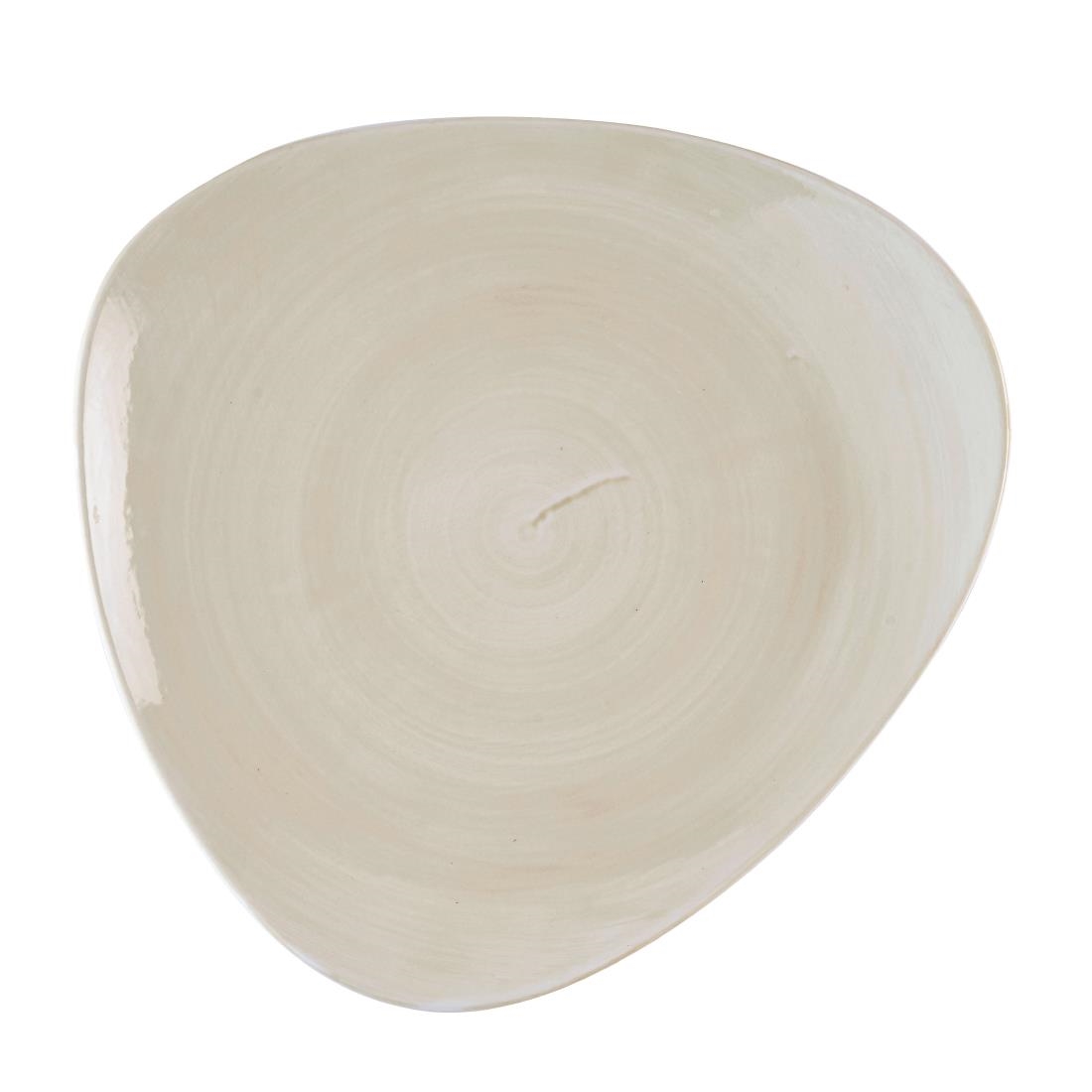 Churchill Stonecast Canvas Natural Lotus Plates 254mm (12 Pack)