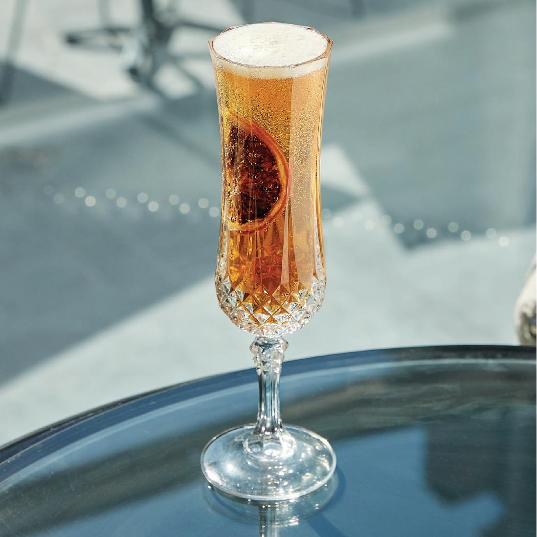 Arcoroc West Loop Flutes Glasses 120ml (12 Pack) - Image 3