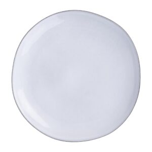 Olympia Raw Recycled Clay Charcoal Coupe Plates 260mm (6 Pack)