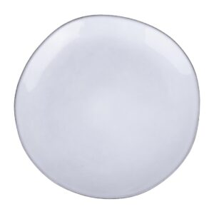 Olympia Raw Recycled Clay Charcoal Coupe Plates 220mm (6 Pack)