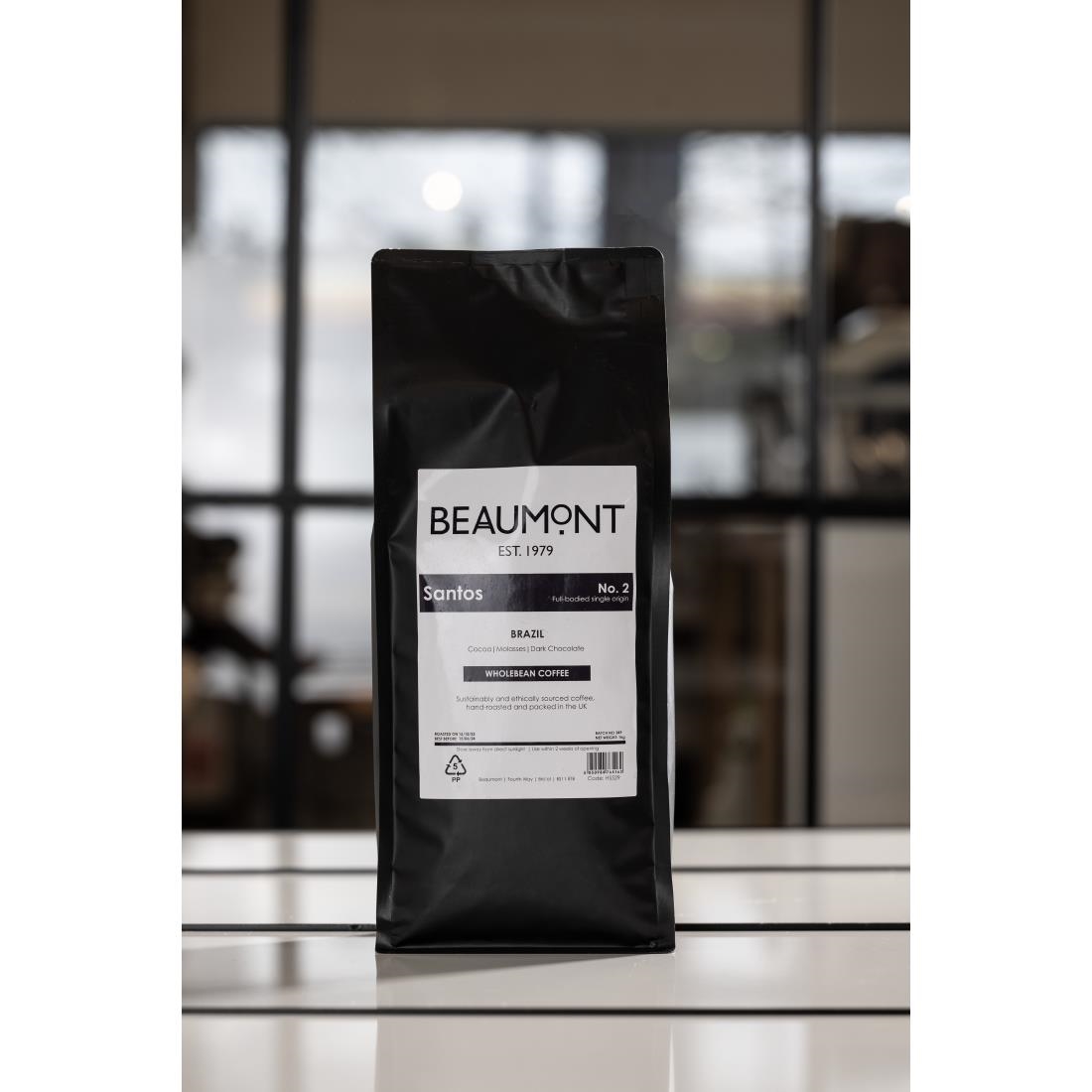 Beaumont No.2 Santos Coffee Beans 1kg - Image 14