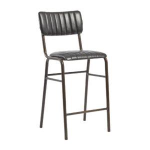 Tavo Stacking Mid Bar Stool Vintage Black (2 Pack)