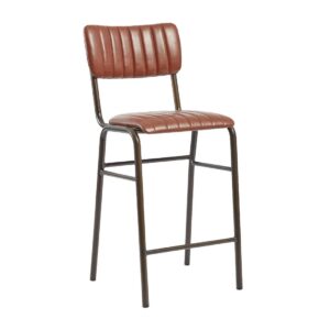 Tavo Stacking Mid Bar Stool Vintage Tan (2 Pack)