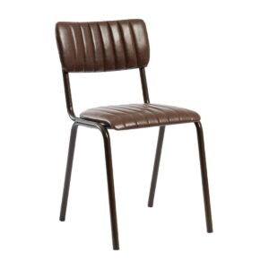 Tavo Stacking Side Chair Vintage Brown (2 Pack)