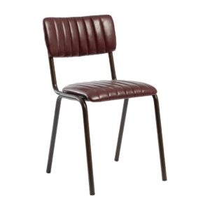 Tavo Stacking Side Chair Vintage Red (2 Pack)