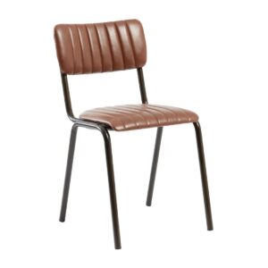 Tavo Stacking Side Chair Vintage Tan (2 Pack)