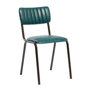Tavo Stacking Side Chair Vintage Teal (2 Pack)