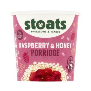 Stoats Raspberry & Honey Porridge Pots 60g (16 Pack)