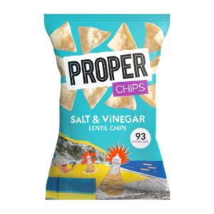 Properchips Impulse Salt & Vinegar Lentil Chips 20g (24 Pack)