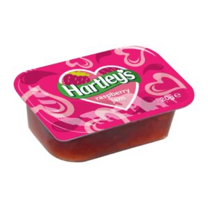 Hartley'sÂ RaspberryÂ JamÂ 20g (100 Pack)
