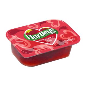 Hartley'sÂ StrawberryÂ JamÂ 20g (100 Pack)