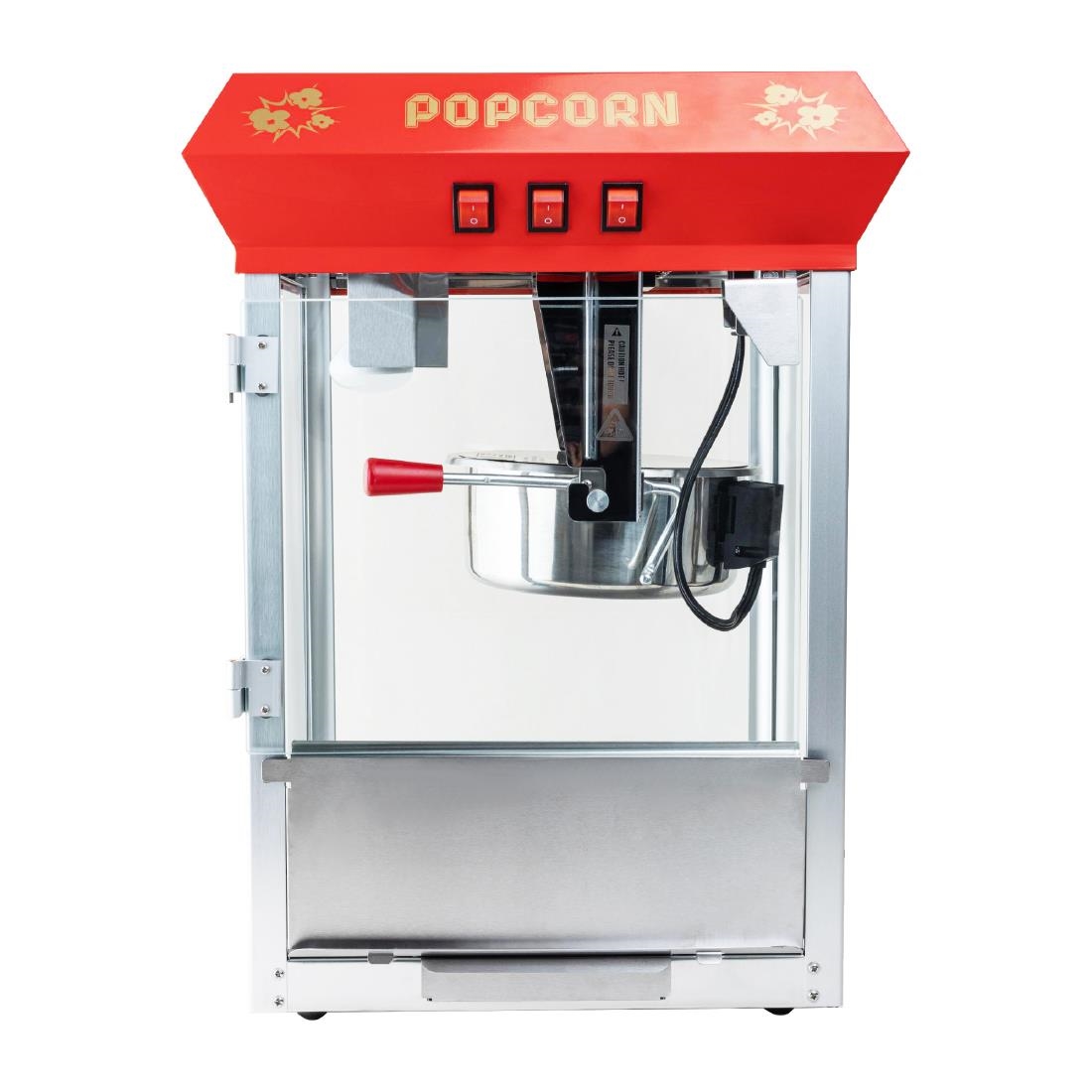 A1 Equipment 8oz Popcorn Machine Red - Image 3
