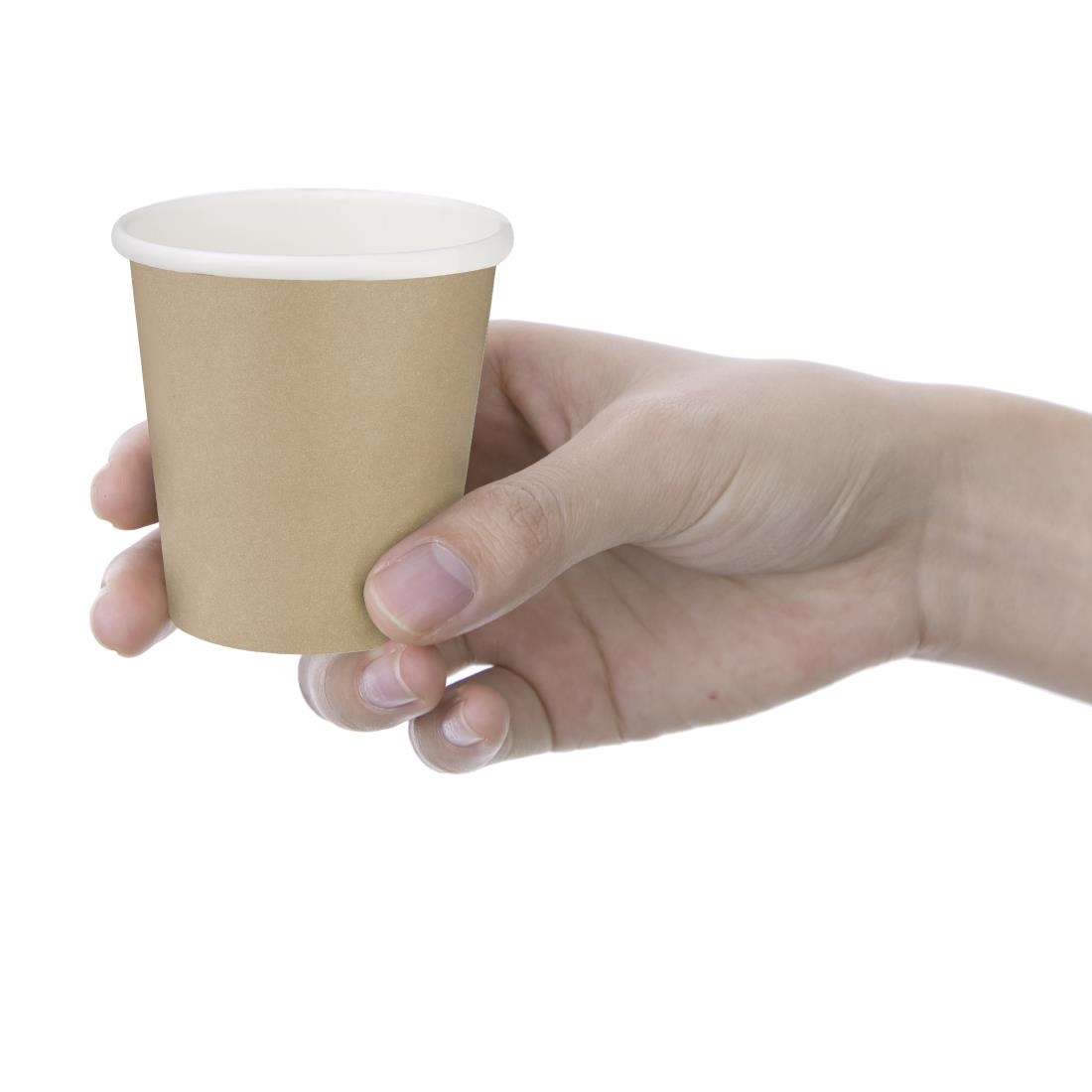 Fiesta Compostable Hot Cups Single Wall Kraft 6oz (1000 Pack) - Image 2