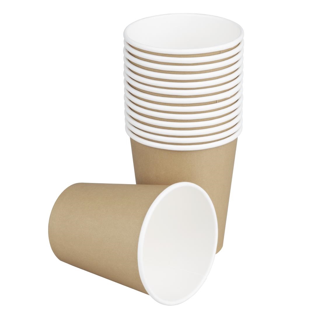 Fiesta Compostable Hot Cups Single Wall Kraft 6oz (1000 Pack) - Image 6