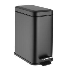 Jantex Slim Pedal Bin Black 5Ltr