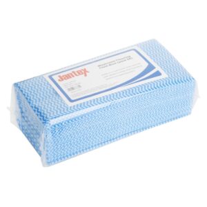 Jantex Washroom Cleaning Cloth Blue (50 Pack)