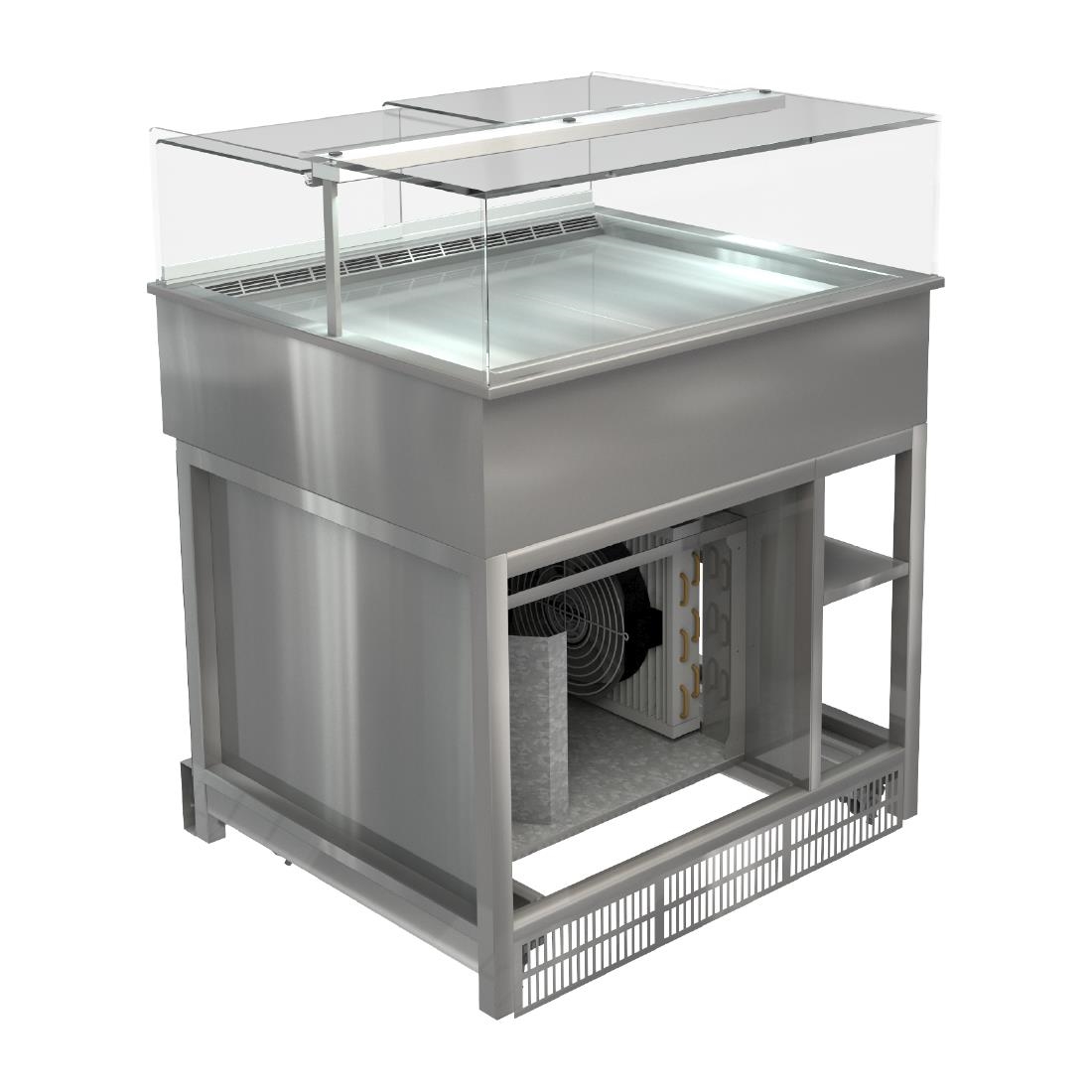 Cossiga LP PLUS Refrigerated Patisserie Display w/Ambient Storage 900mm