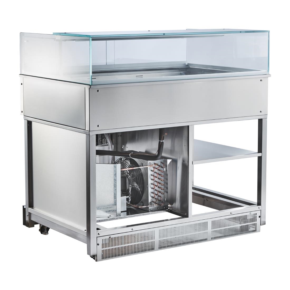 Cossiga LP PLUS Refrigerated Patisserie Display w/Ambient Storage 1200mm - Image 4