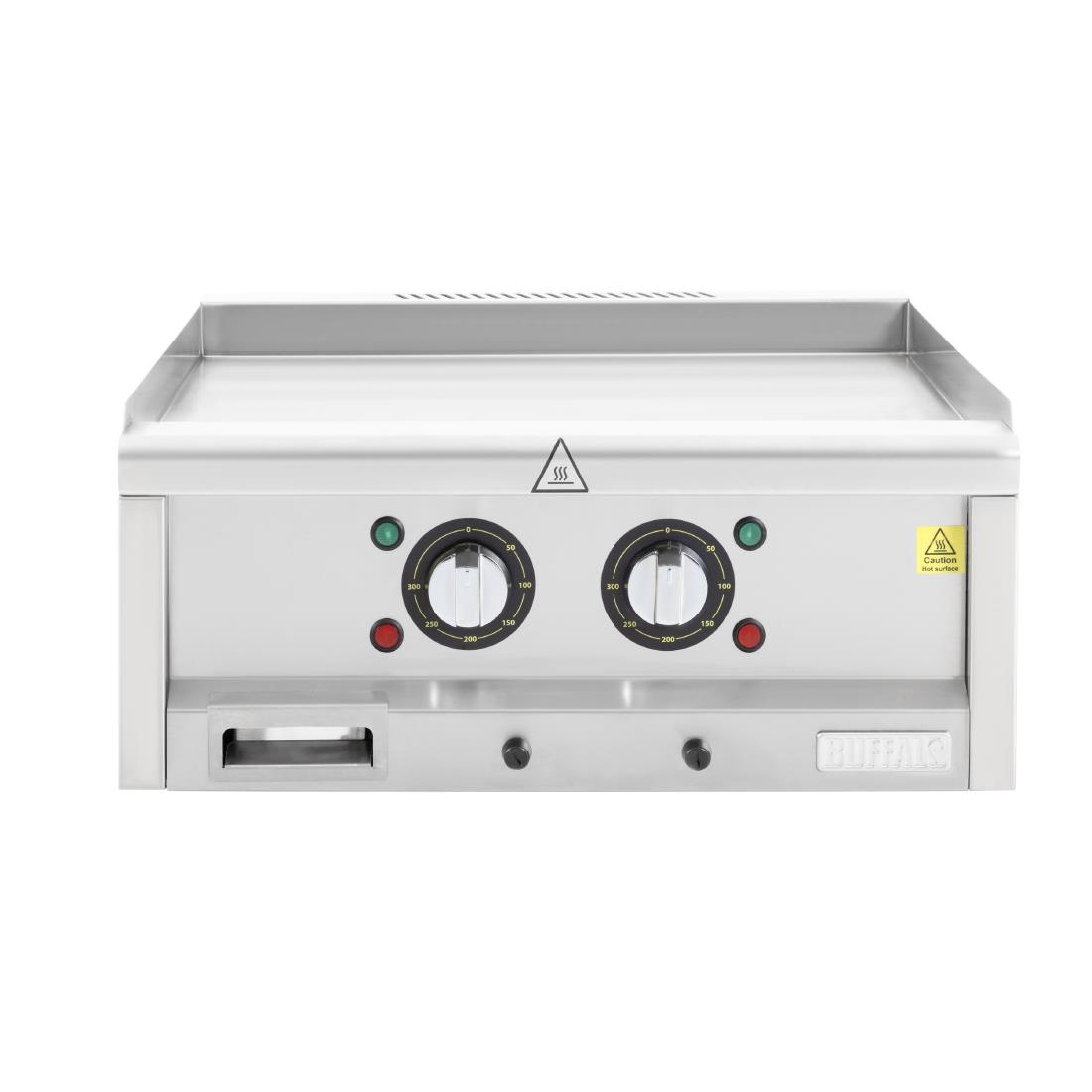 Buffalo 600 Series Dual Zone Electric Griddle 600mm Single Phase - Image 2