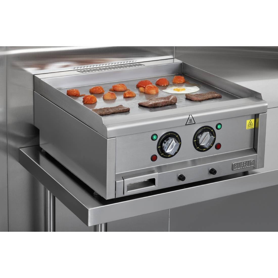 Buffalo 600 Series Dual Zone Electric Griddle 600mm Single Phase - Image 6