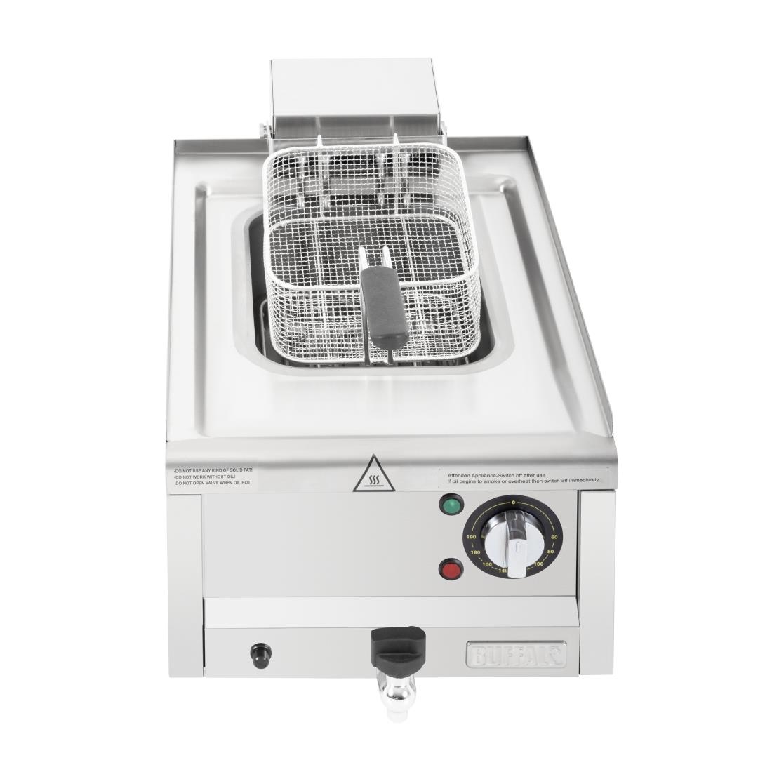 Buffalo 600 Series Single Tank Electric Fryer 8Ltr Single Phase - Image 2
