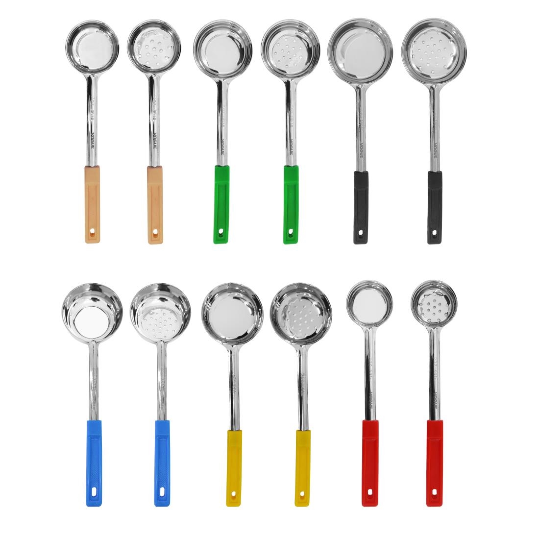 Vogue Black Perforated Spoodle 177ml - Image 4