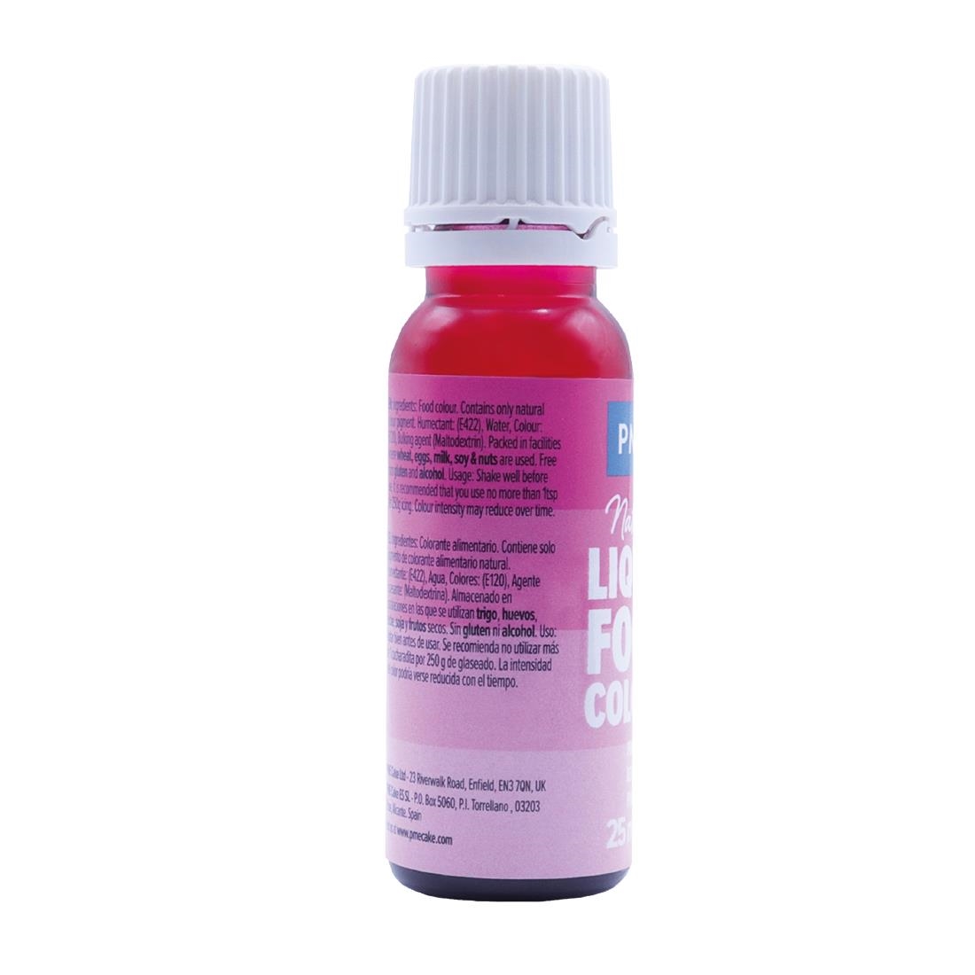 PME 100% Natural Food Colour - Pink 25g - Image 3