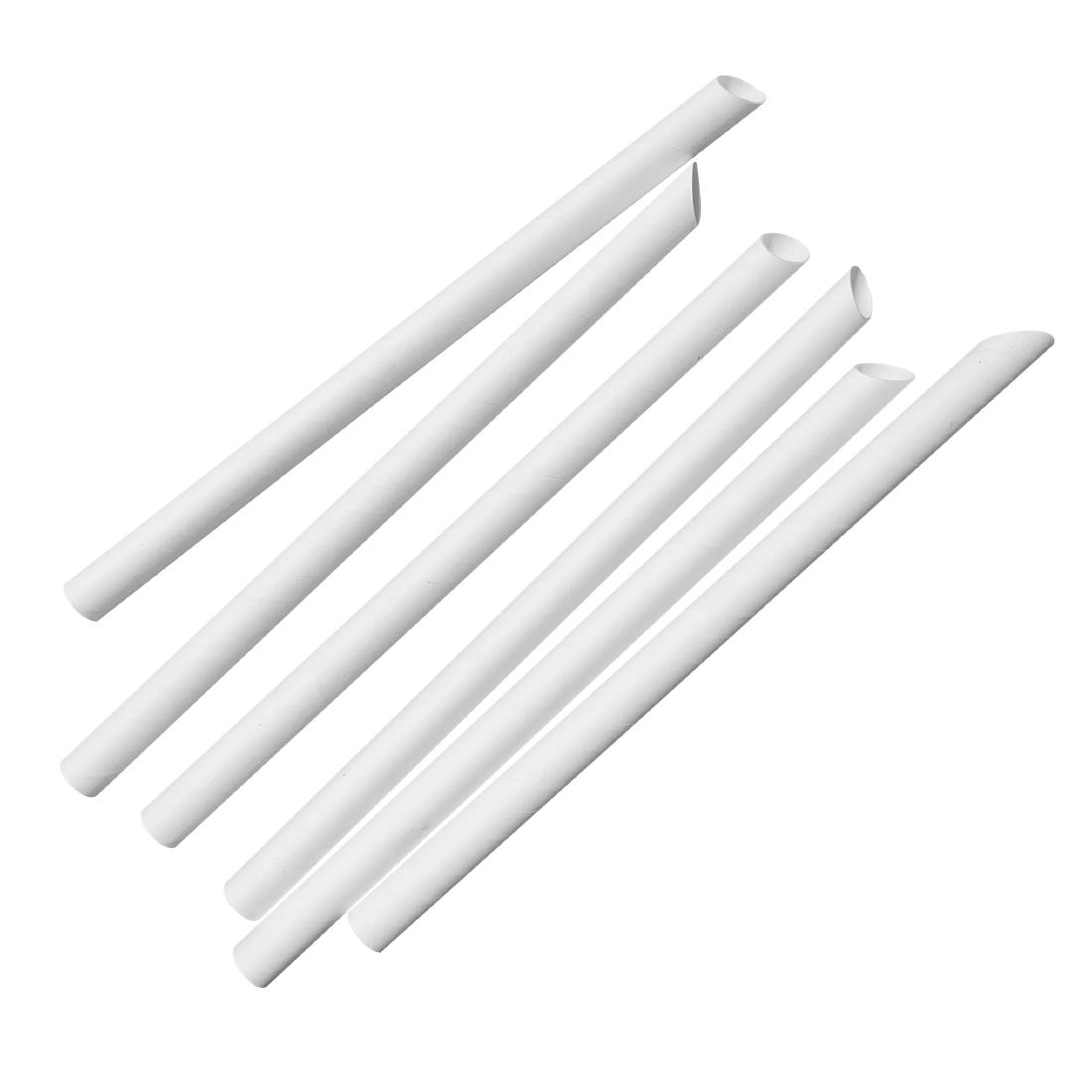 Fiesta Compostable Bubble Tea Straw White 12x210mm (150 Pack) - Image 2