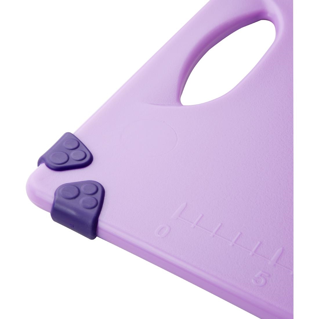 Hygiplas Commercial Grip Chopping Board Purple 458x306mm - Image 3