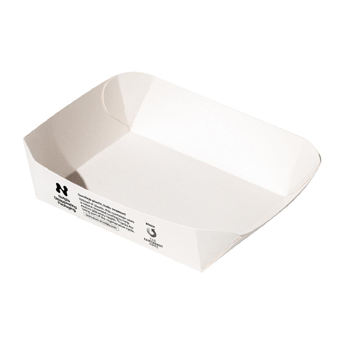 Notpla 6"x6" Square Trays - White (600 Pack)