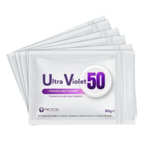 Proton Ultra Violet 50 Powdered Beer Line Cleaner 90g (6 Pack)