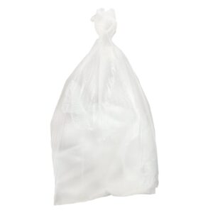 Jantex Heavy Duty Recycled Bin Bag 18kg 120ltr Clear (Pack of 100)