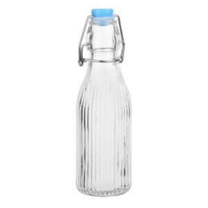 Olympia Ridged Swing Top Water Bottles 200ml (6 Pack)