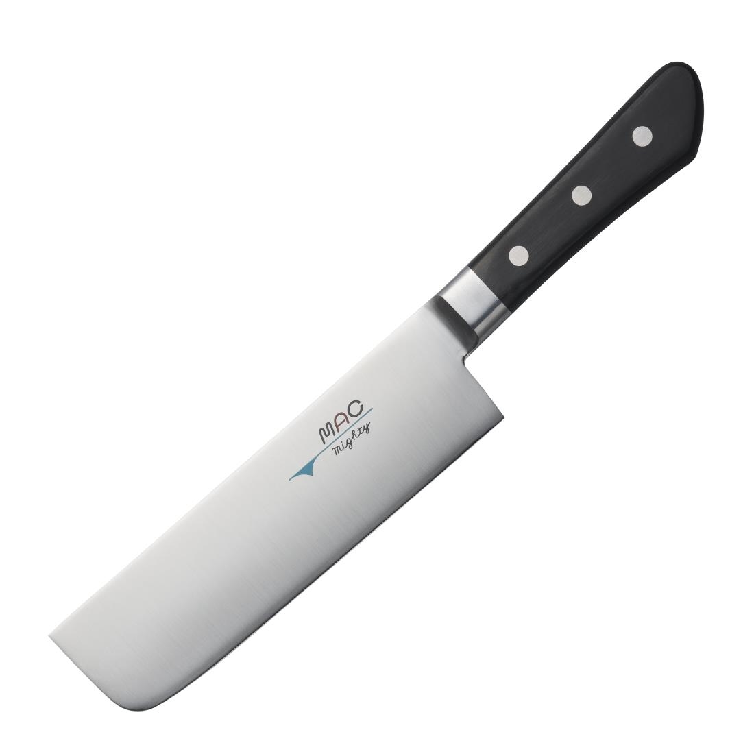Mac Professional Nakiri Japanese Vegetable Knife MJU-65 Black 17cm