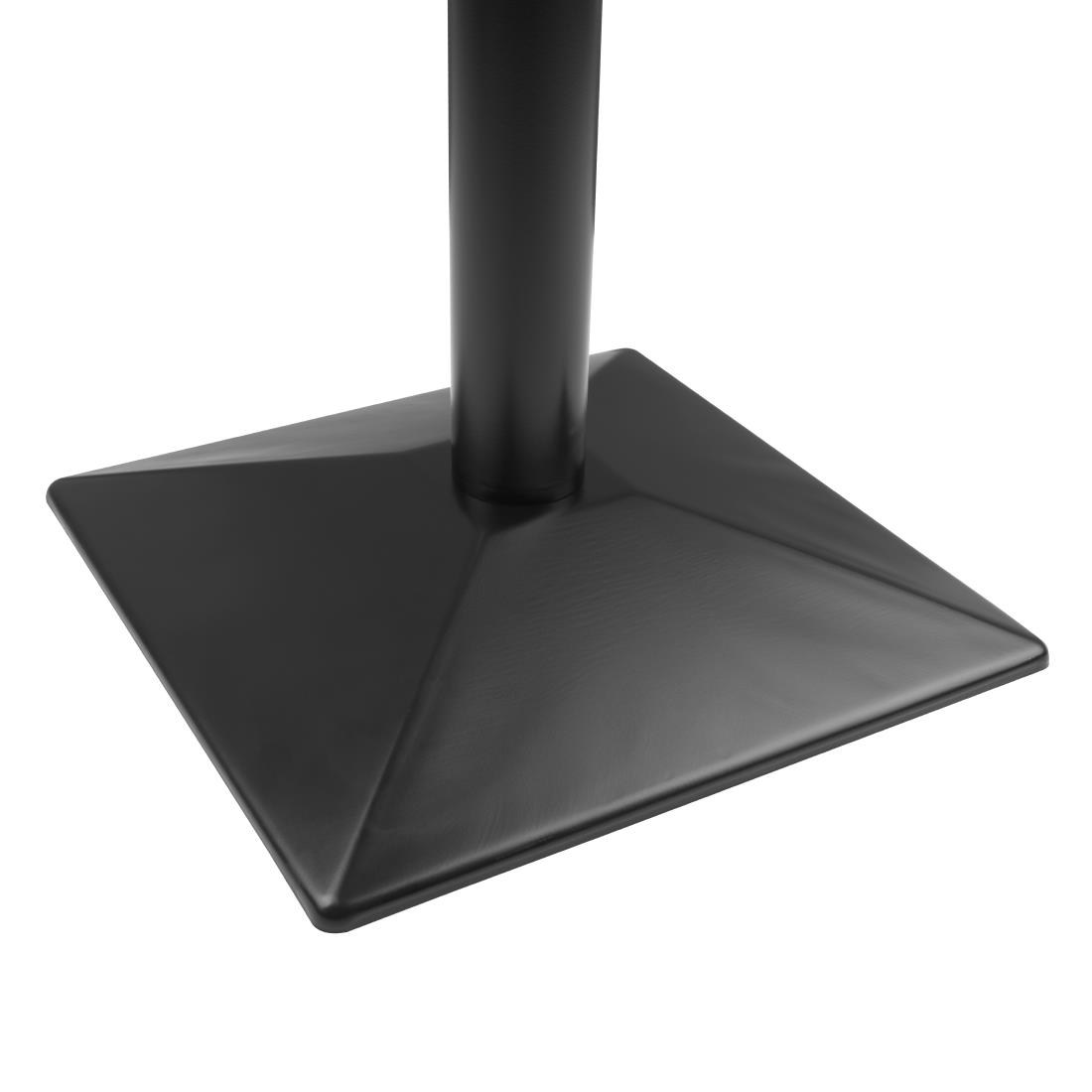 Bolero Complete Table Square Black Stone Effect 700mm - Image 3